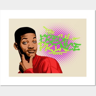 the fresh prince red Posters and Art